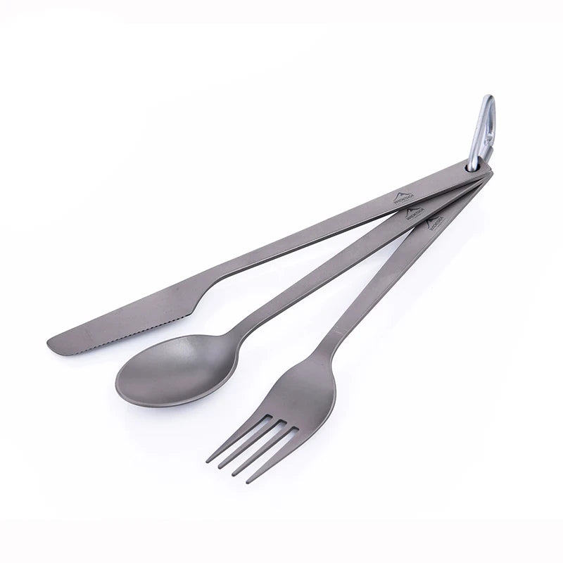 Widesea Titanium Knife Fork Spoon Set