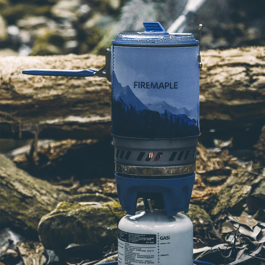 Firemaple camping stove on a natural background