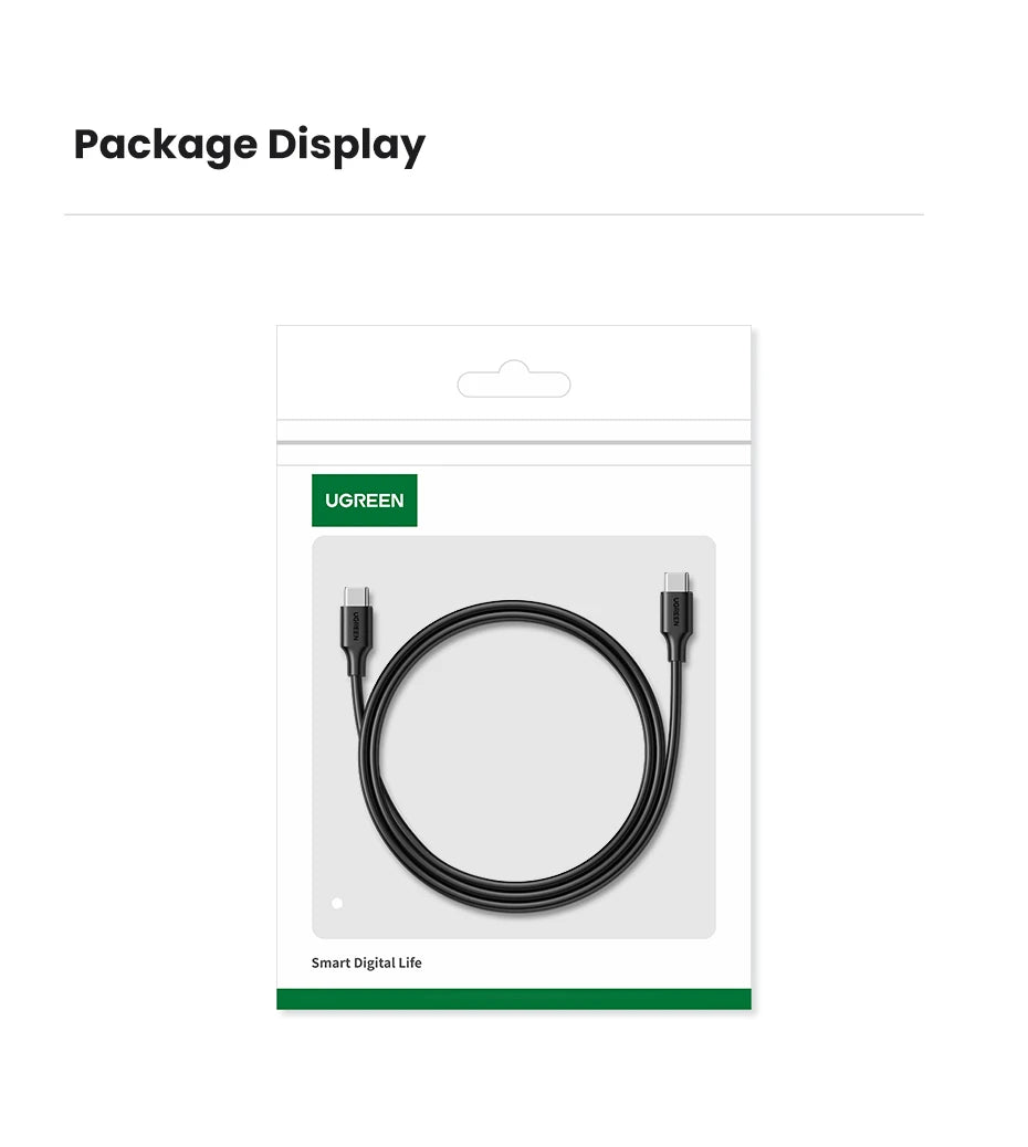 UGREEN cable package on a white background