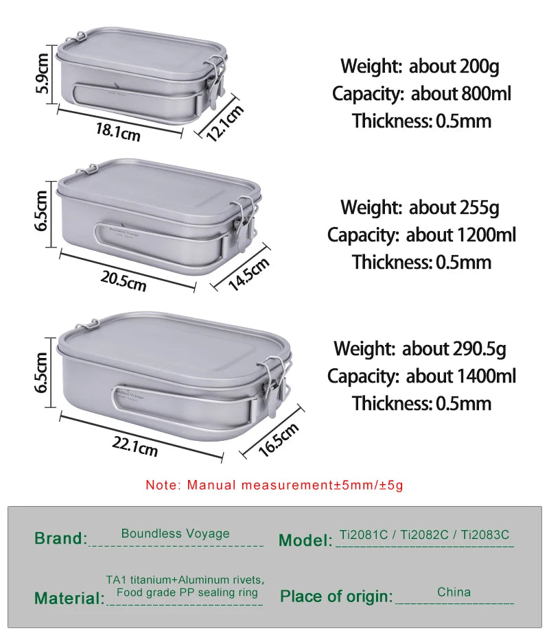 Gray food containers with measurements and specifications on a white background
