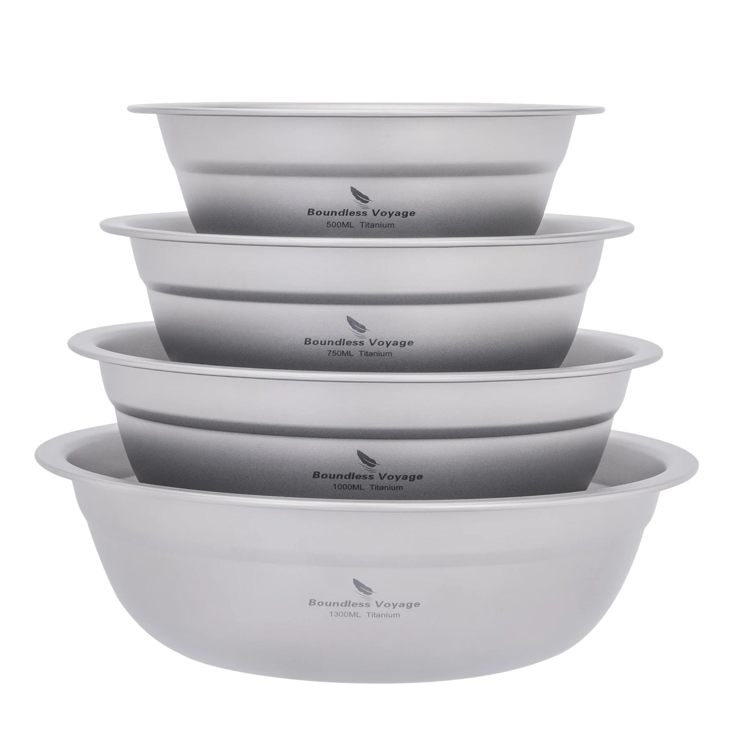 Boundless Voyage Titanium Stackable Bowl Set