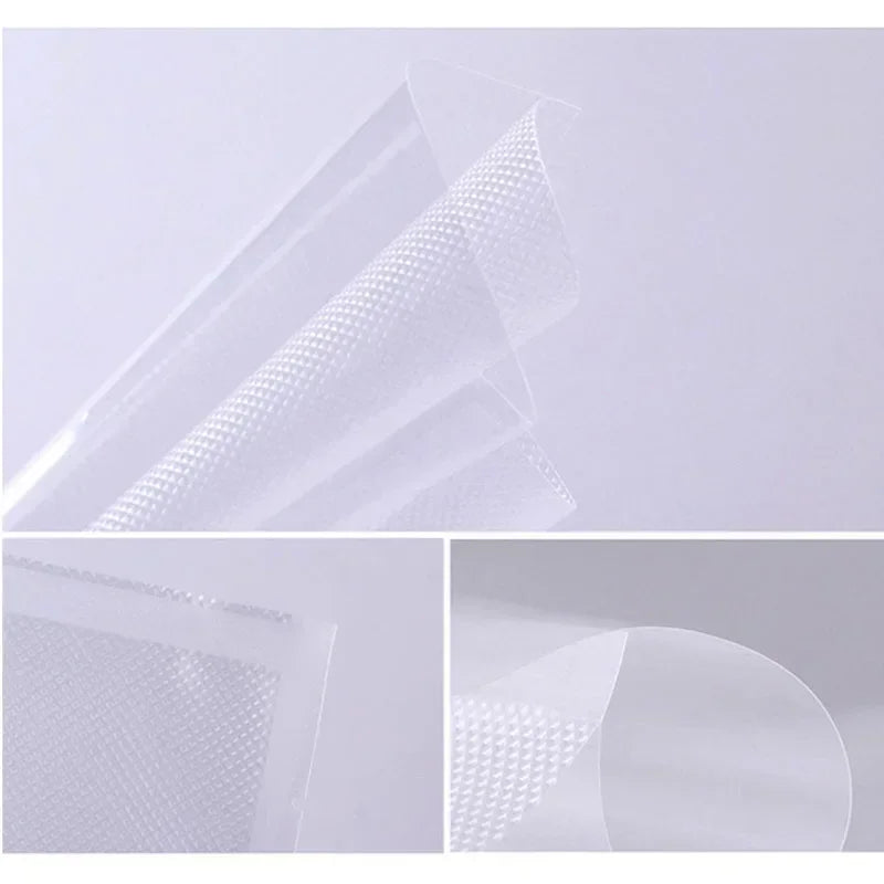 Close-up of a textured white material with a grid pattern on a light gray background.