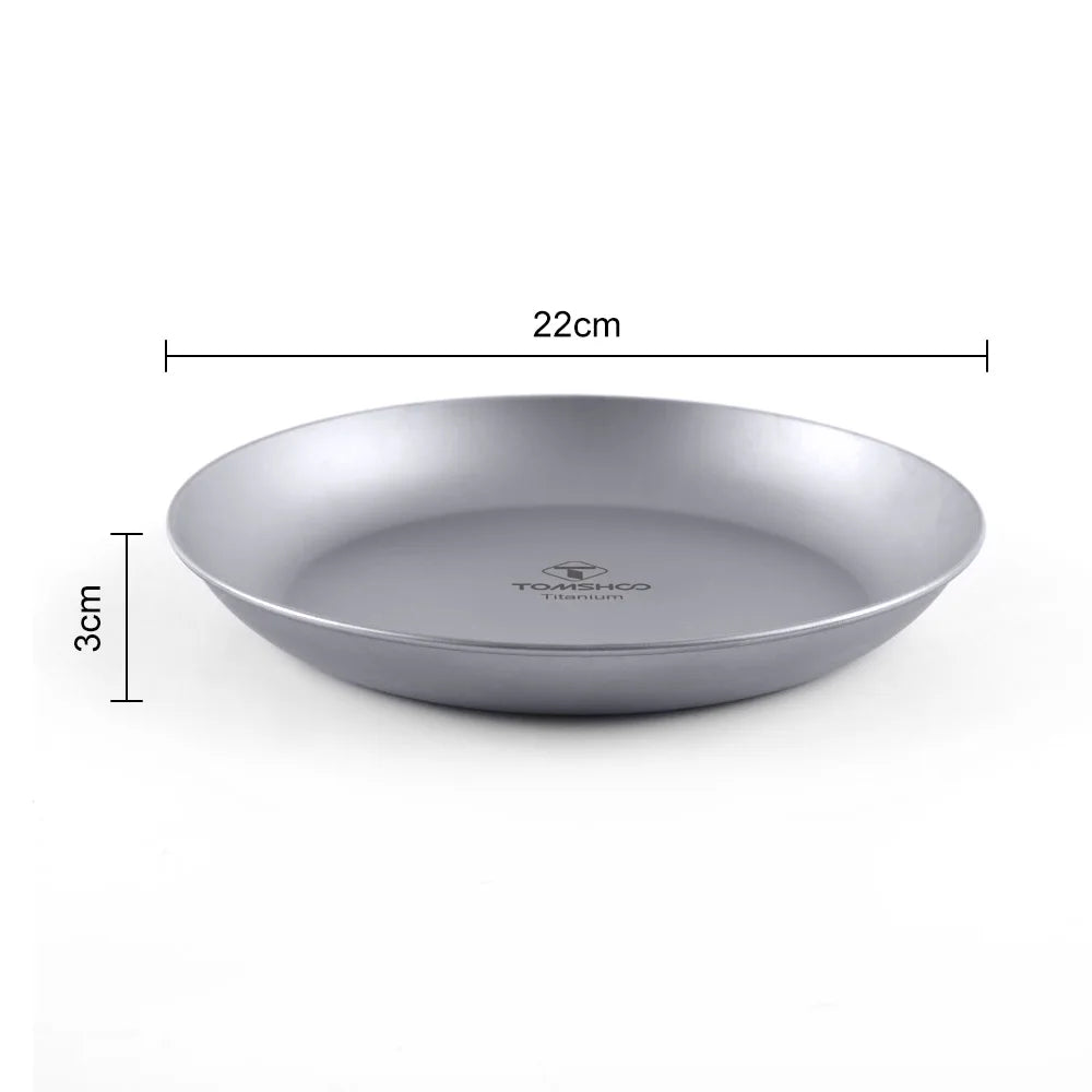 titanium plate with dimensions labeled on a white background