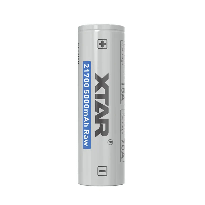 XTAR battery on a white background