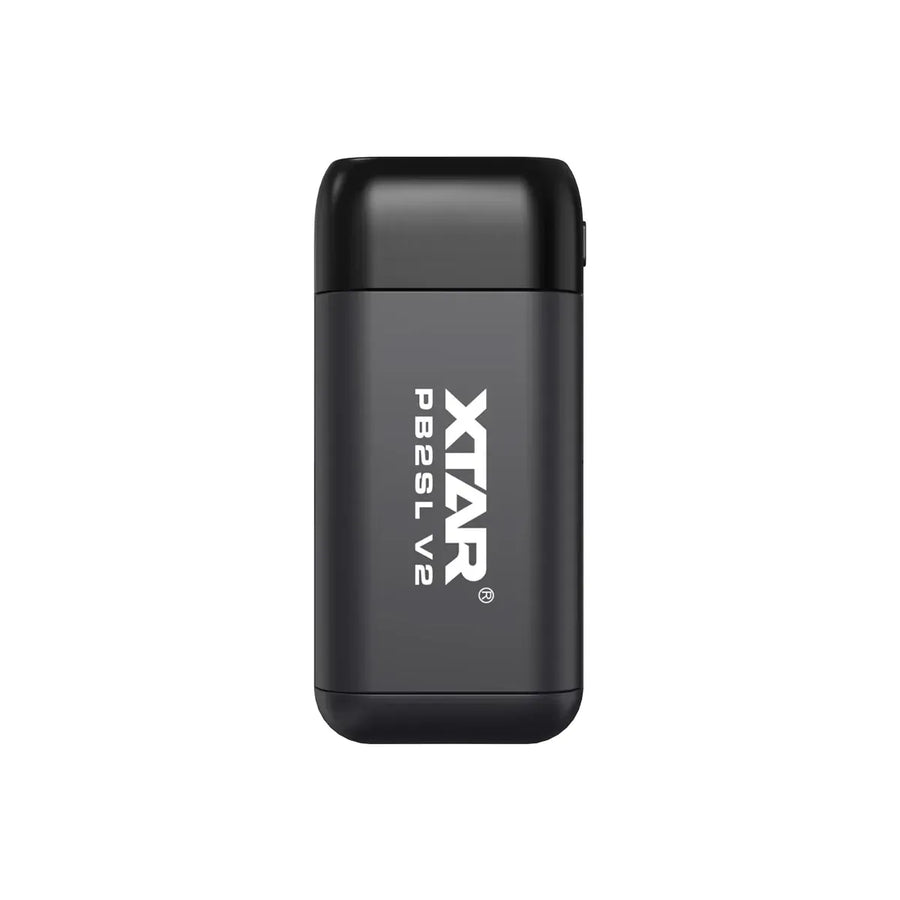 Black power bank with 'XTAR' branding on a white background