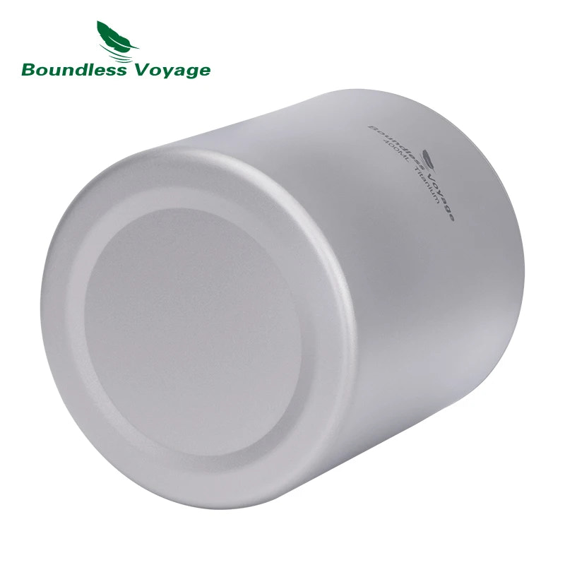 White cylindrical container with 'Boundless Voyage' branding on a white background