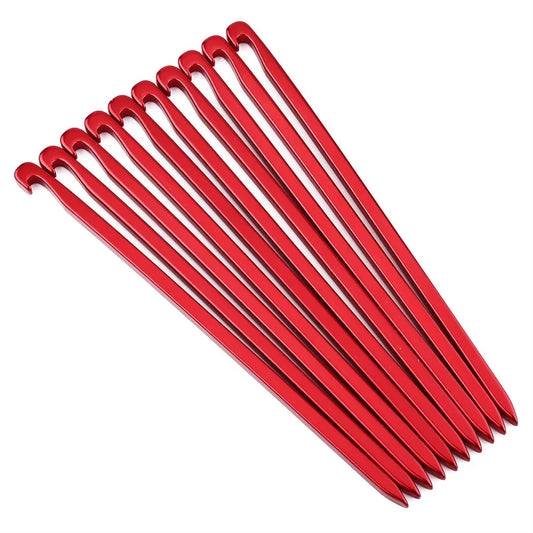 red tent stakes