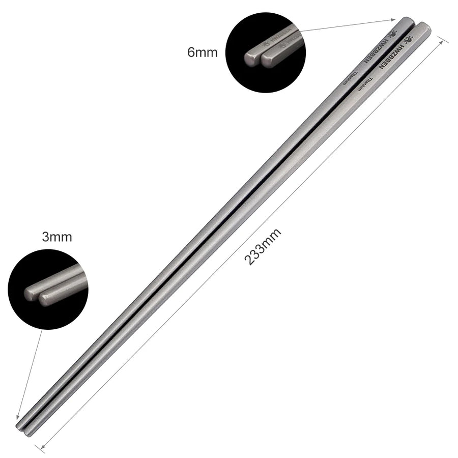 chopsticks with dimensions labeled on a white background