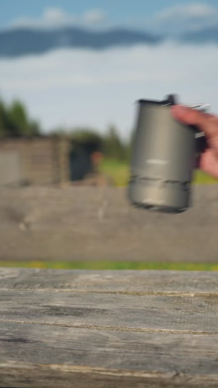 FireMaple Petrel Quickboil Pro Gas Stove System demo