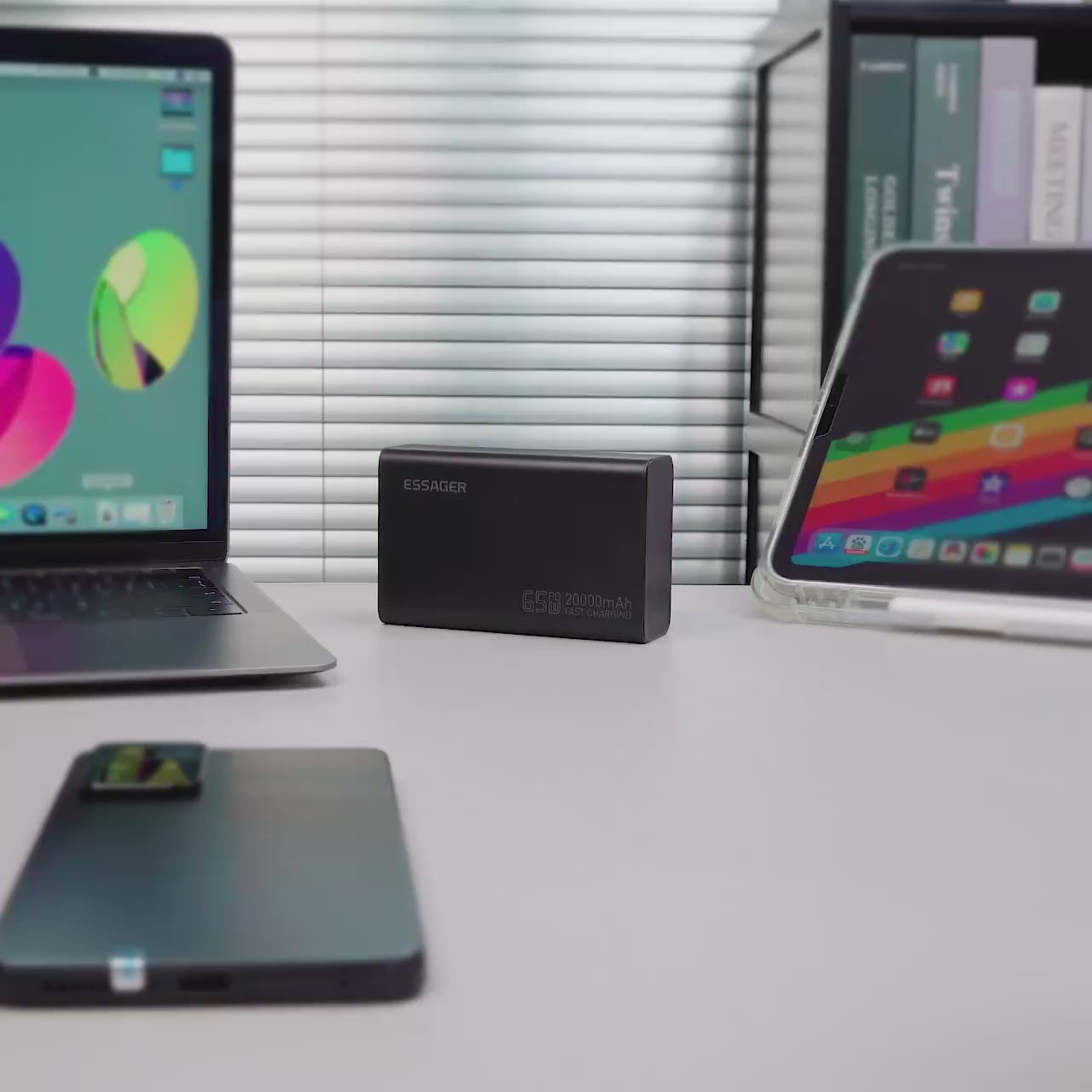 essager 65w 20000mAh power bank demo