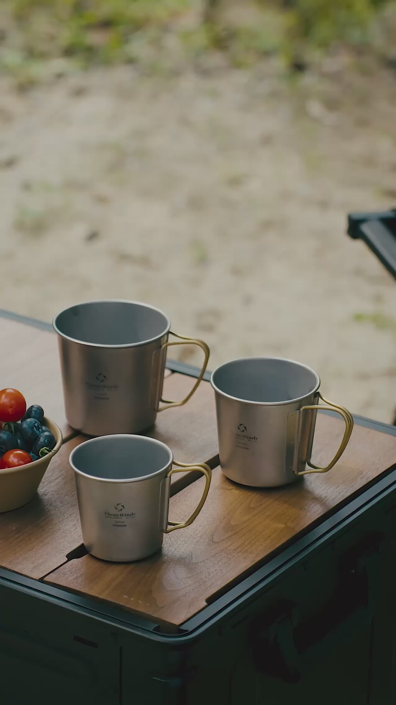 Thous Winds Titanium Mug demo