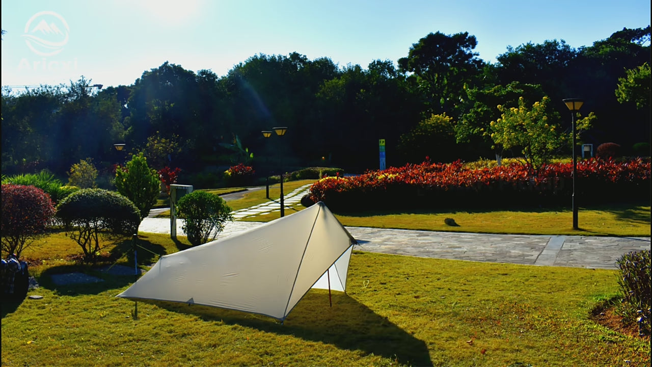 Aricxi Ultra Light Rain Fly Tarp demo