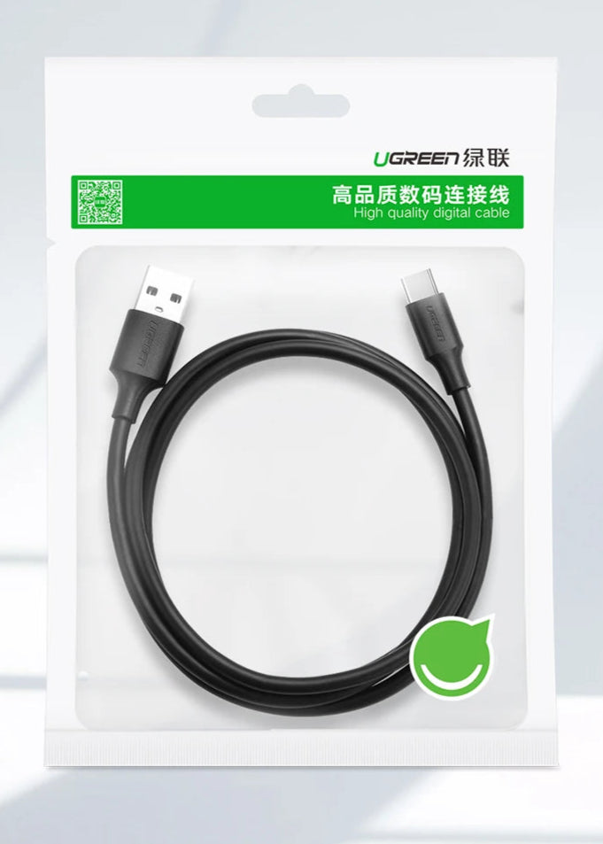 Ugreen USB cable packaging on a white background