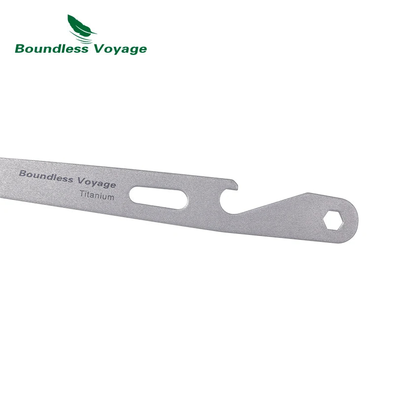 Titanium tool with 'Boundless Voyage' branding on a white background