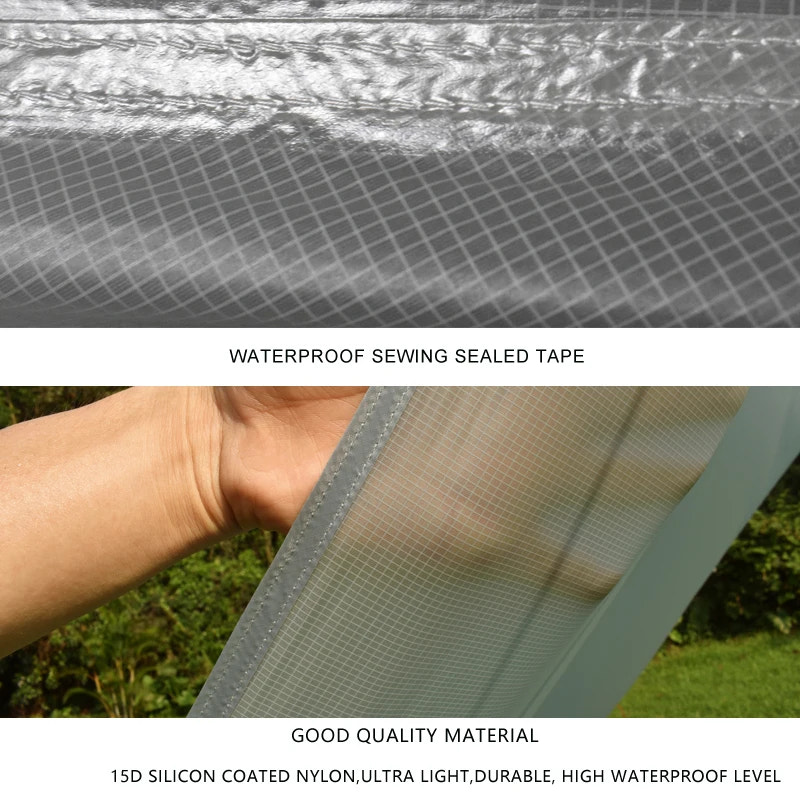 Waterproof sewing sealed tape with a person holding it, showing its texture and quality.