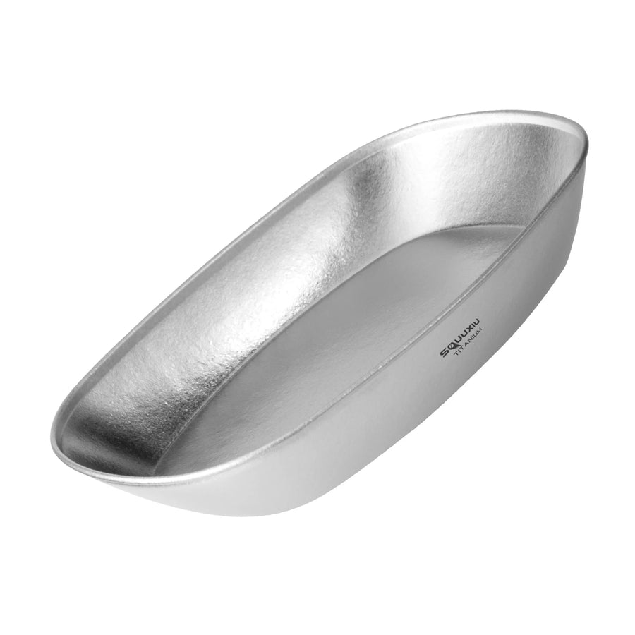 Metallic scoop on a white background
