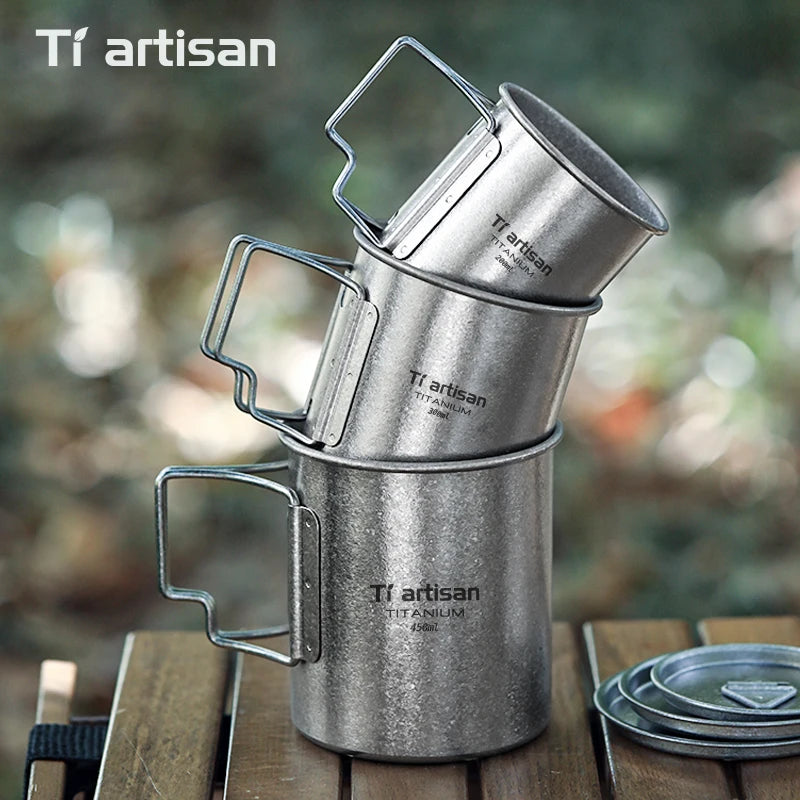 Ti artisan Titanium Mug (Ice Crystal)