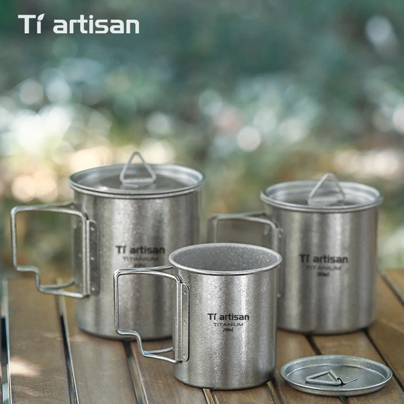 Ti artisan Titanium Mug (Ice Crystal)