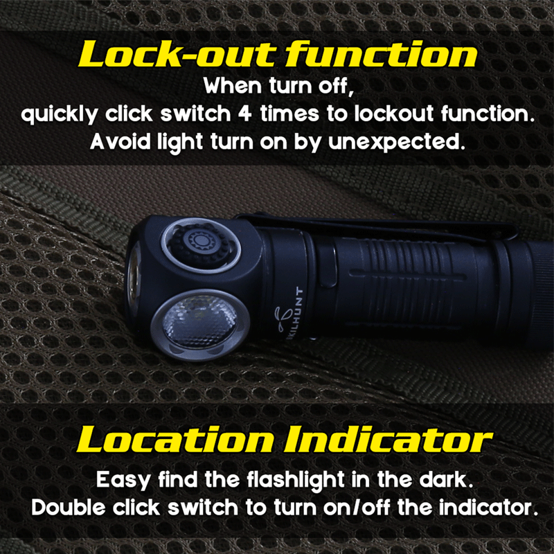 Skilhunt H150 AA/14500 Headtorch