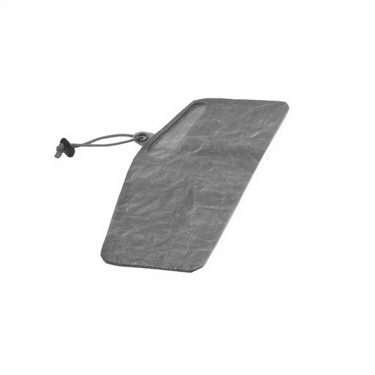 Gray DCF pouch on a white background