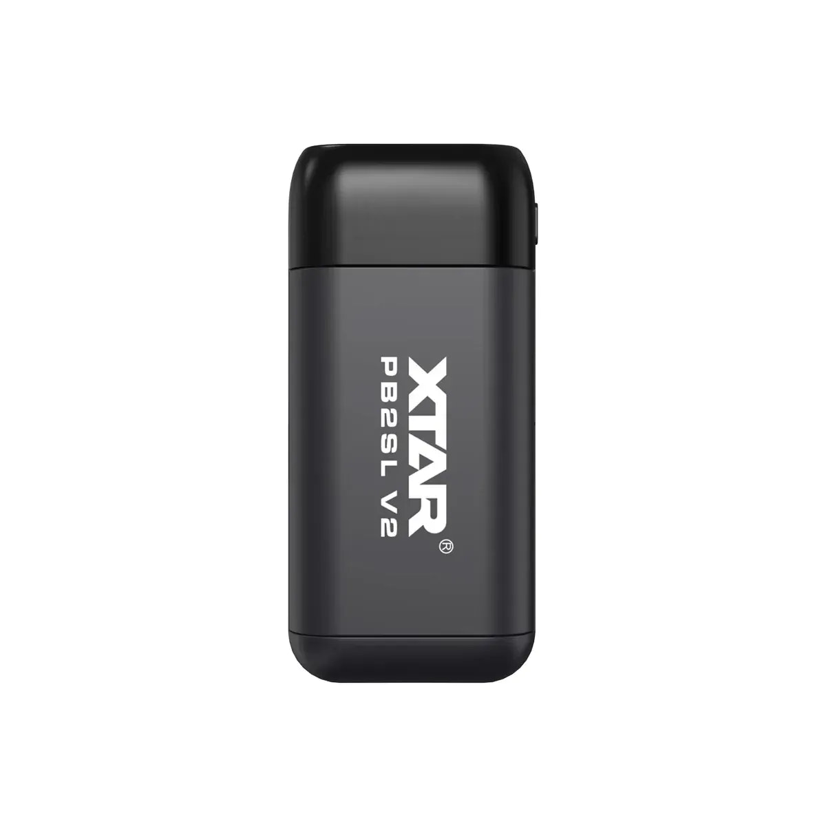 Black power bank with 'XTAR' branding on a white background