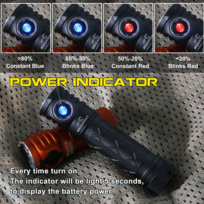 Skilhunt EC200S-UV 18650 Torch