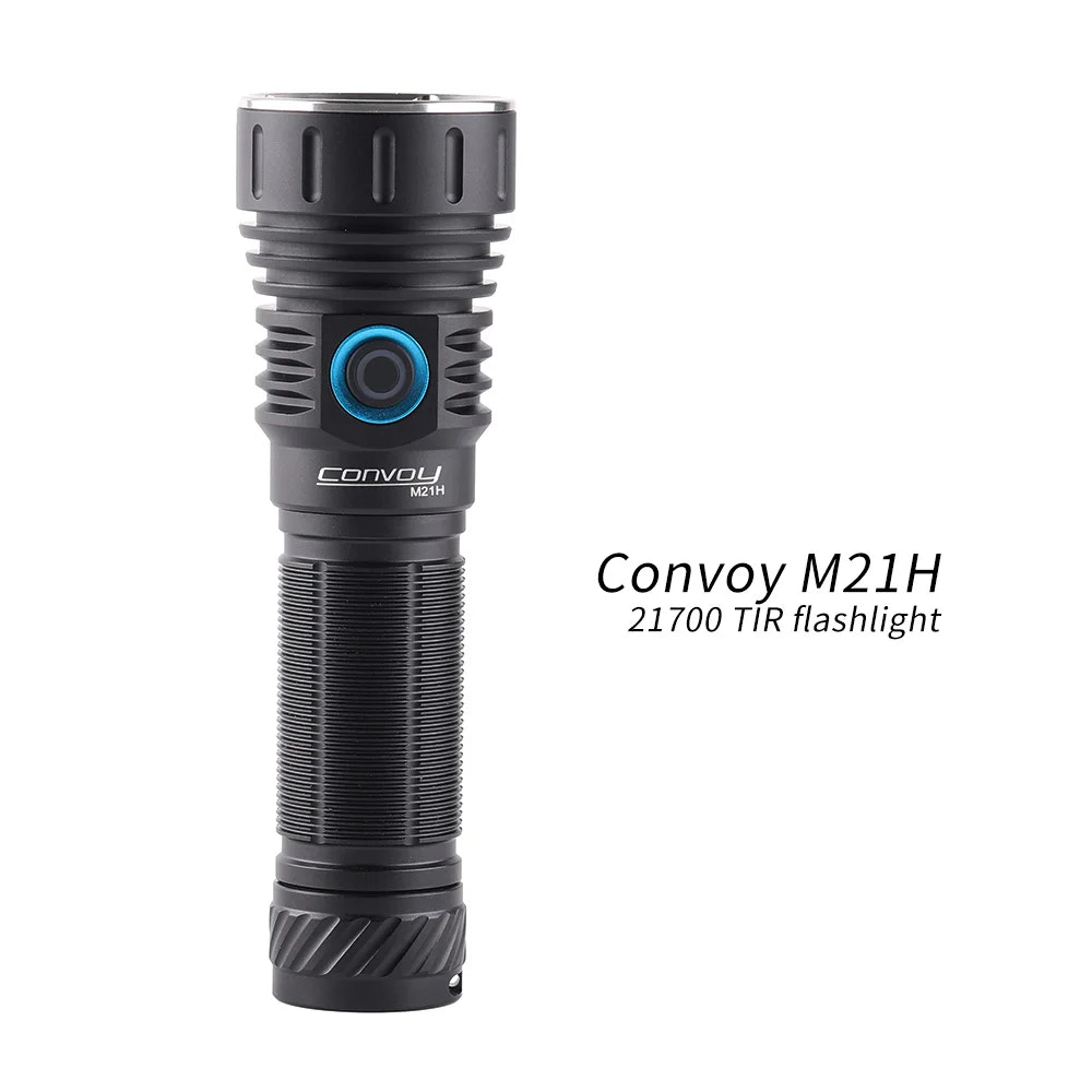 Convoy M21H flashlight on a white background