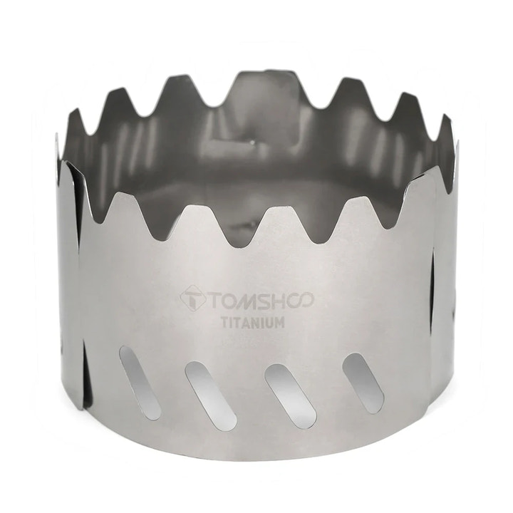 titanium windshield for stove 