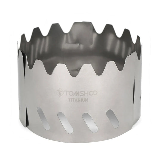 titanium windshield for stove 