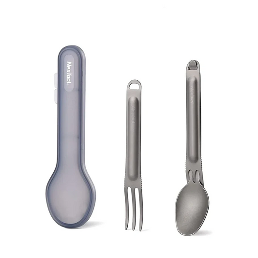 NexTool Titanium Fork Spoon Set