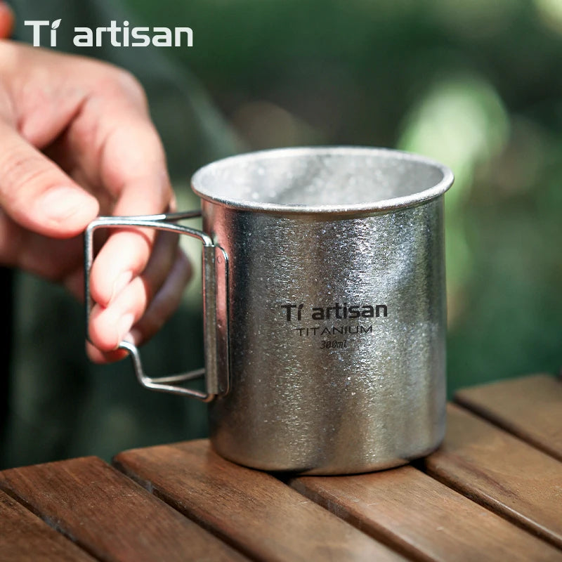 Ti artisan Titanium Mug (Ice Crystal)