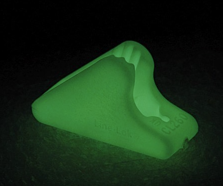 glow in the dark line lock on dark background