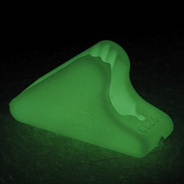 glow in the dark line lock on dark background