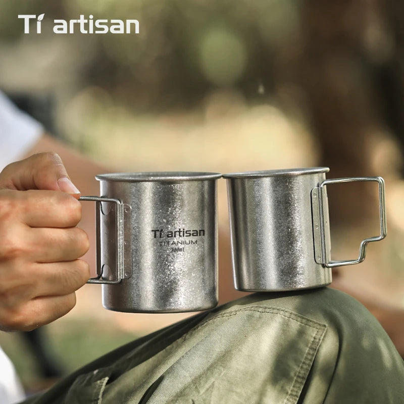 Ti artisan Titanium Mug (Ice Crystal)