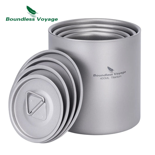 Boundless Voyage Titanium Double Layer Cup