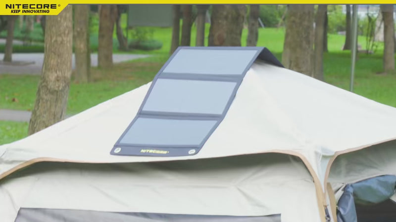 Nitecore FSP30 Solar Panel demo