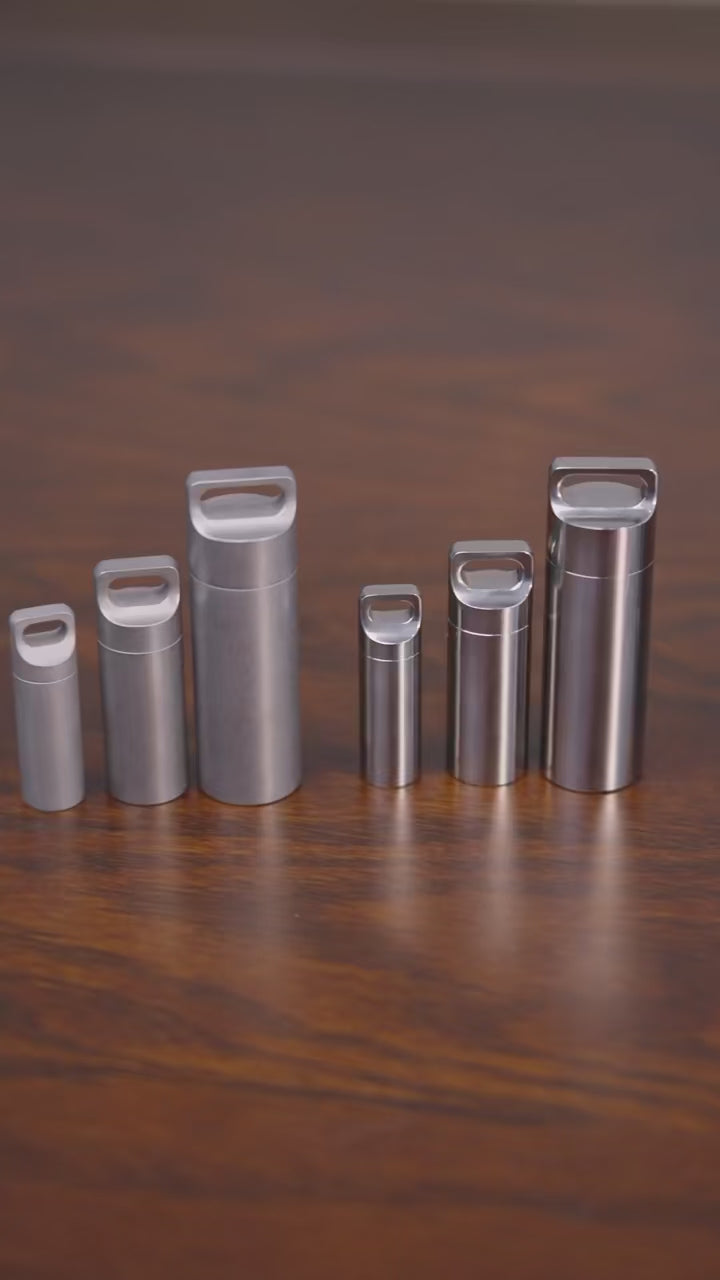titanium storage bottle demo